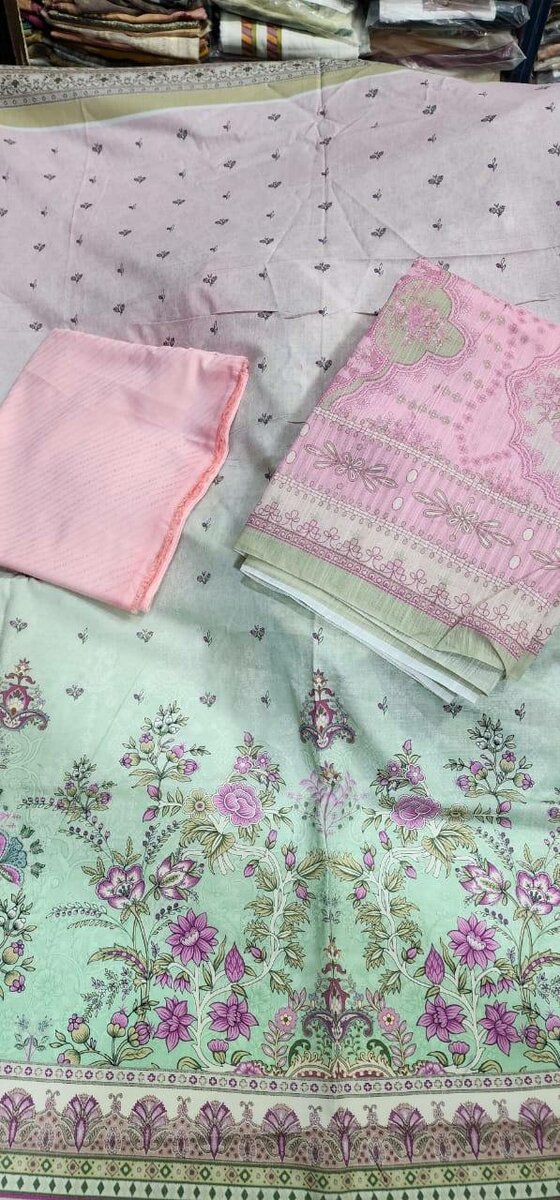 Unstitched branded dresses