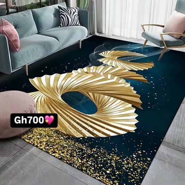 Luxurious and soft patterned carpet