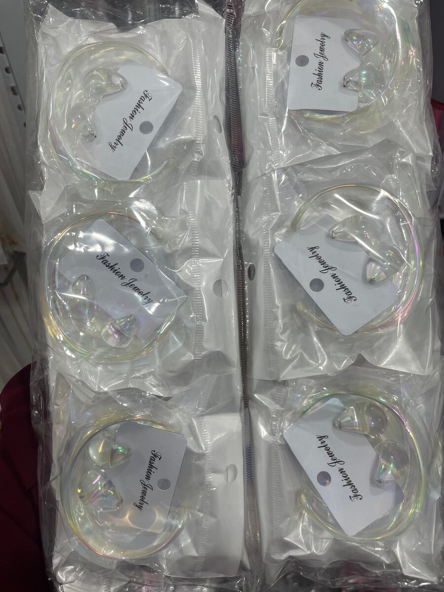 Iridescent Hoop Earrings