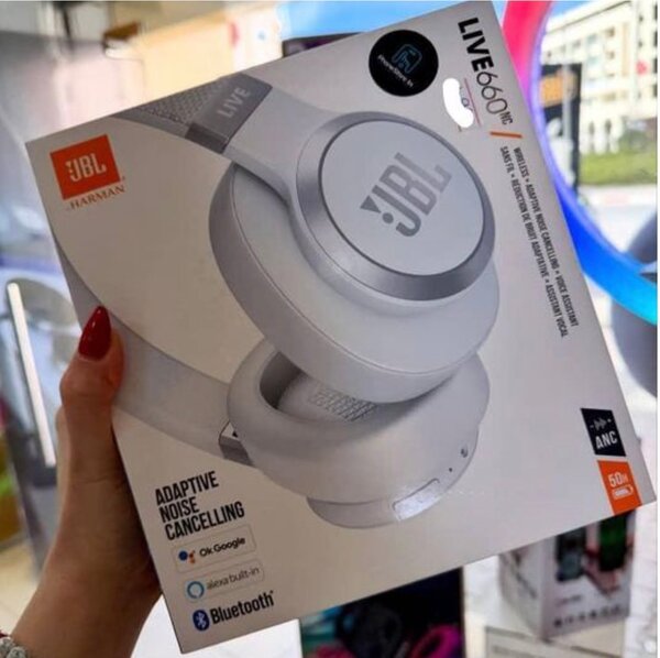 Casque JBL Live 660NC blanc