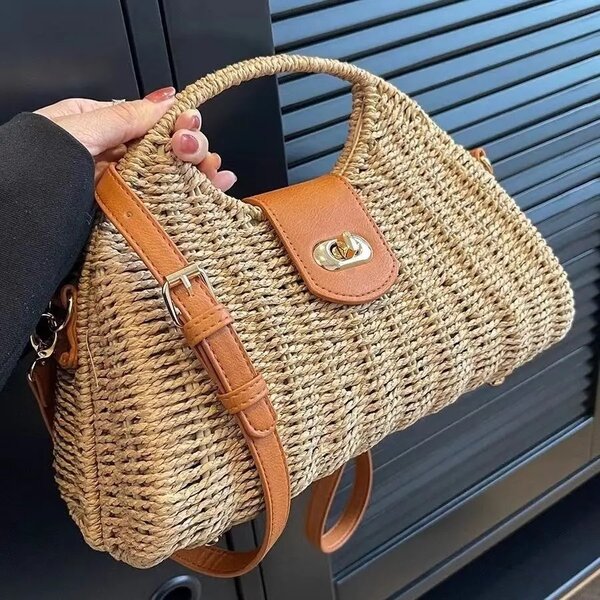 Ladies woven hand bag