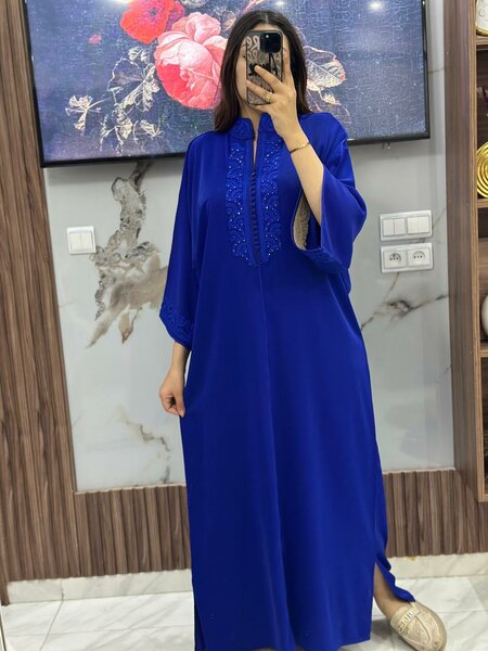 Kaftan long femme moderne