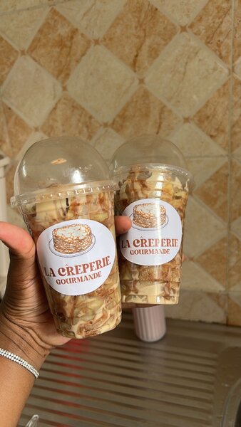 Cup crêpes aux deux chocolats