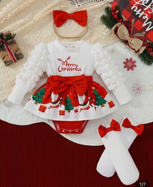 Ensemble Noël pour Bébé3-6mois