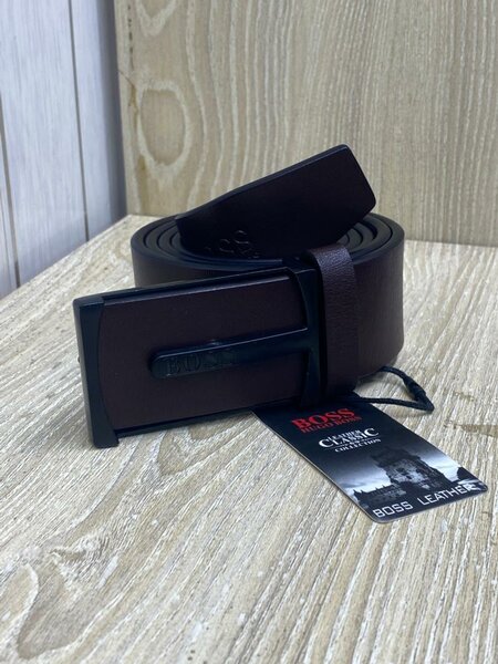 Ceinture en cuir classique pour hommes