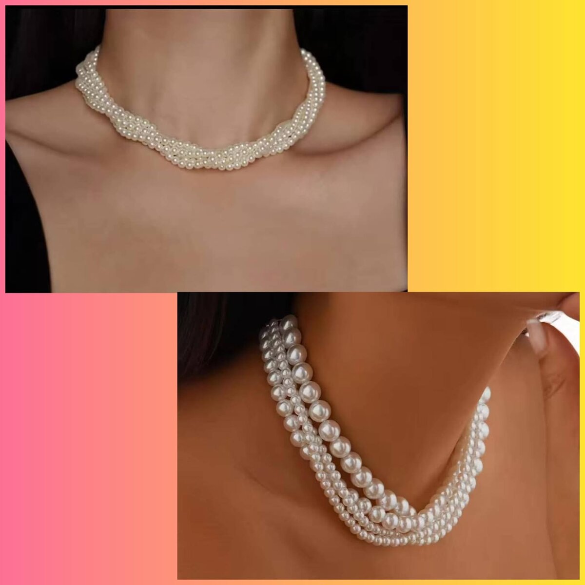 Collier de perles élégant