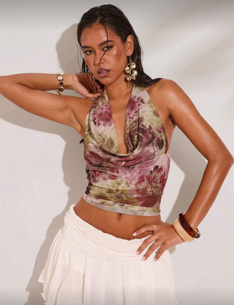 SHEIN BAE Blouse sans manches