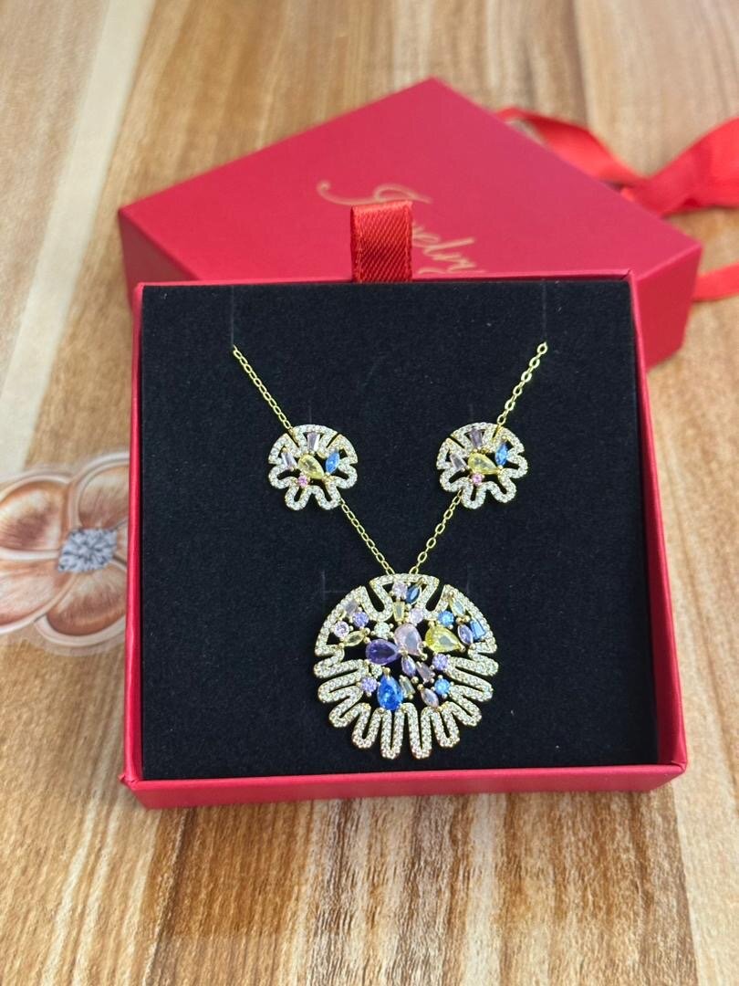 Ensemble Collier et Boucles d'Oreilles