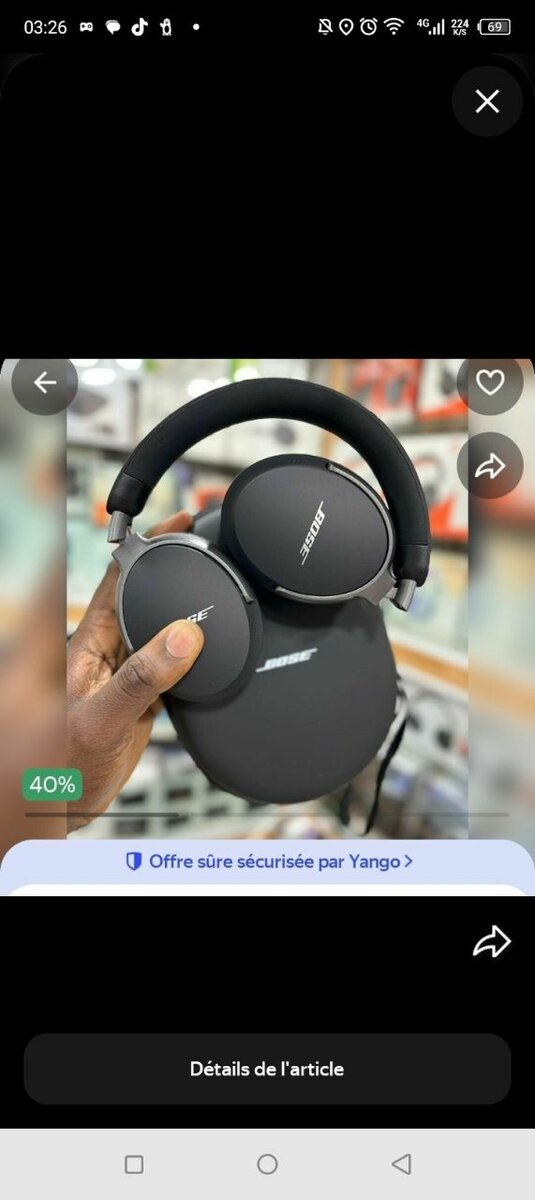 Casque sans fil Bose