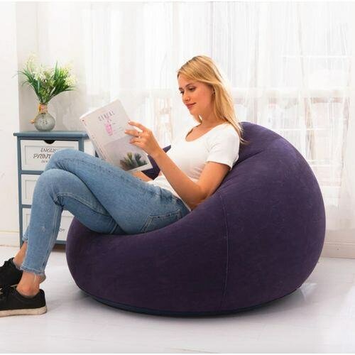 Large Lazy Inflatable Sofa Chairs PVC Lounger Seat Bag
