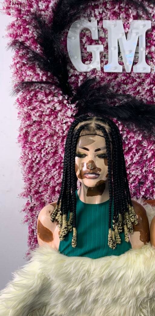 Perruque Tressée Synthétique