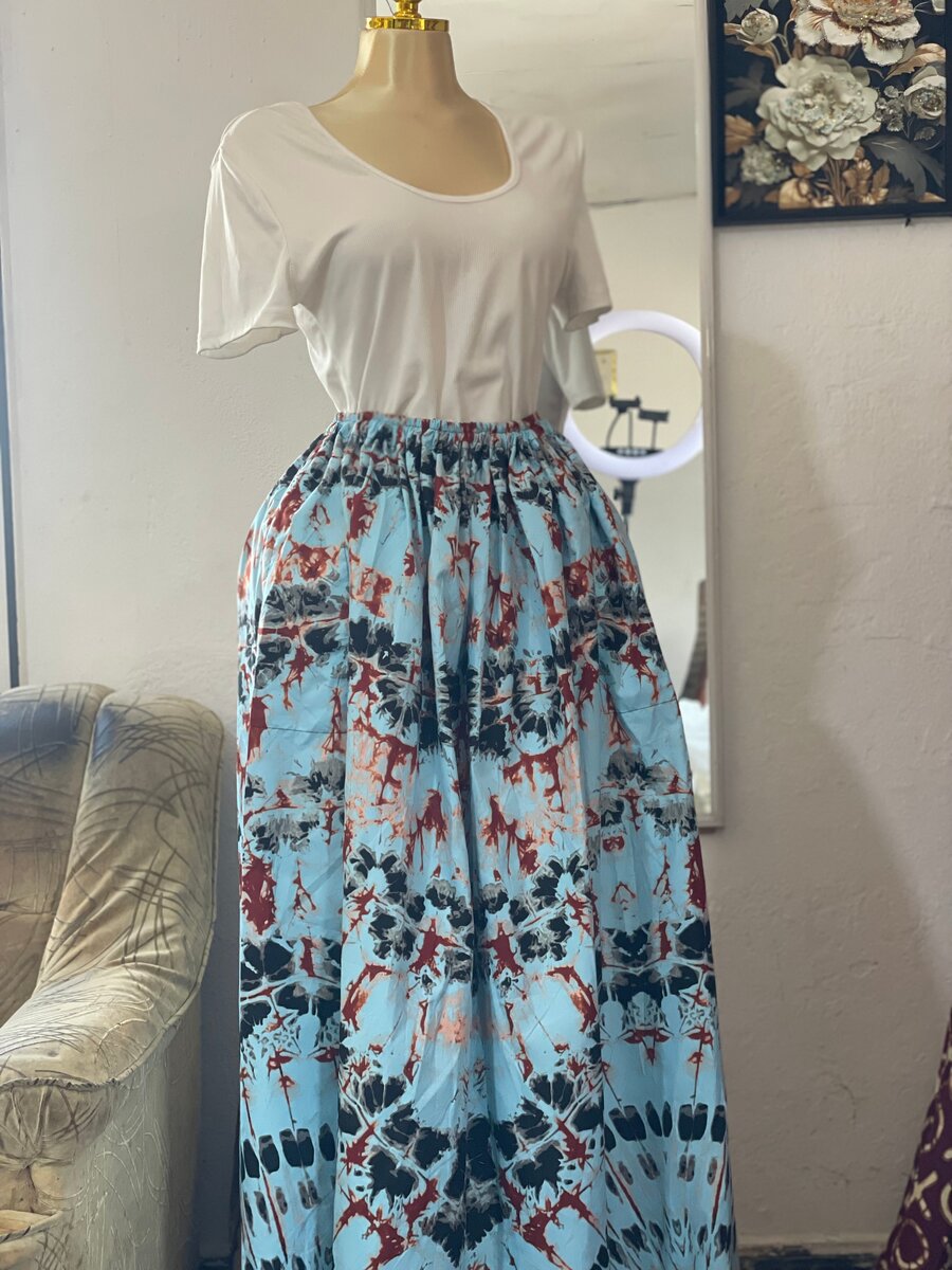 Jupe longue bohème ethnique