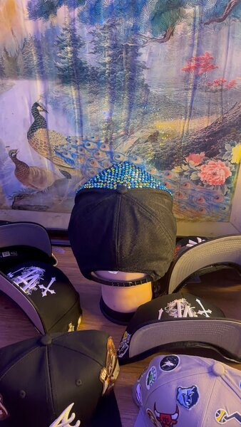 Casquette Strass Éclatante