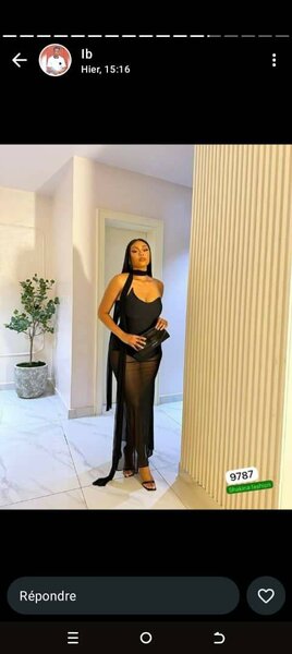 Robe élégante soirée femme