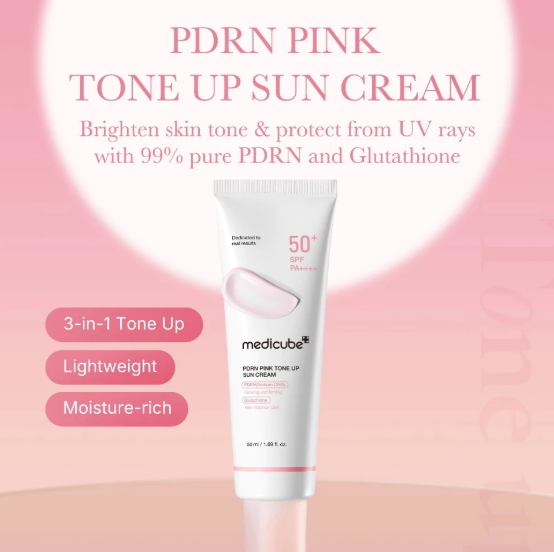 PDRN Pink Tone Up Sun Cream