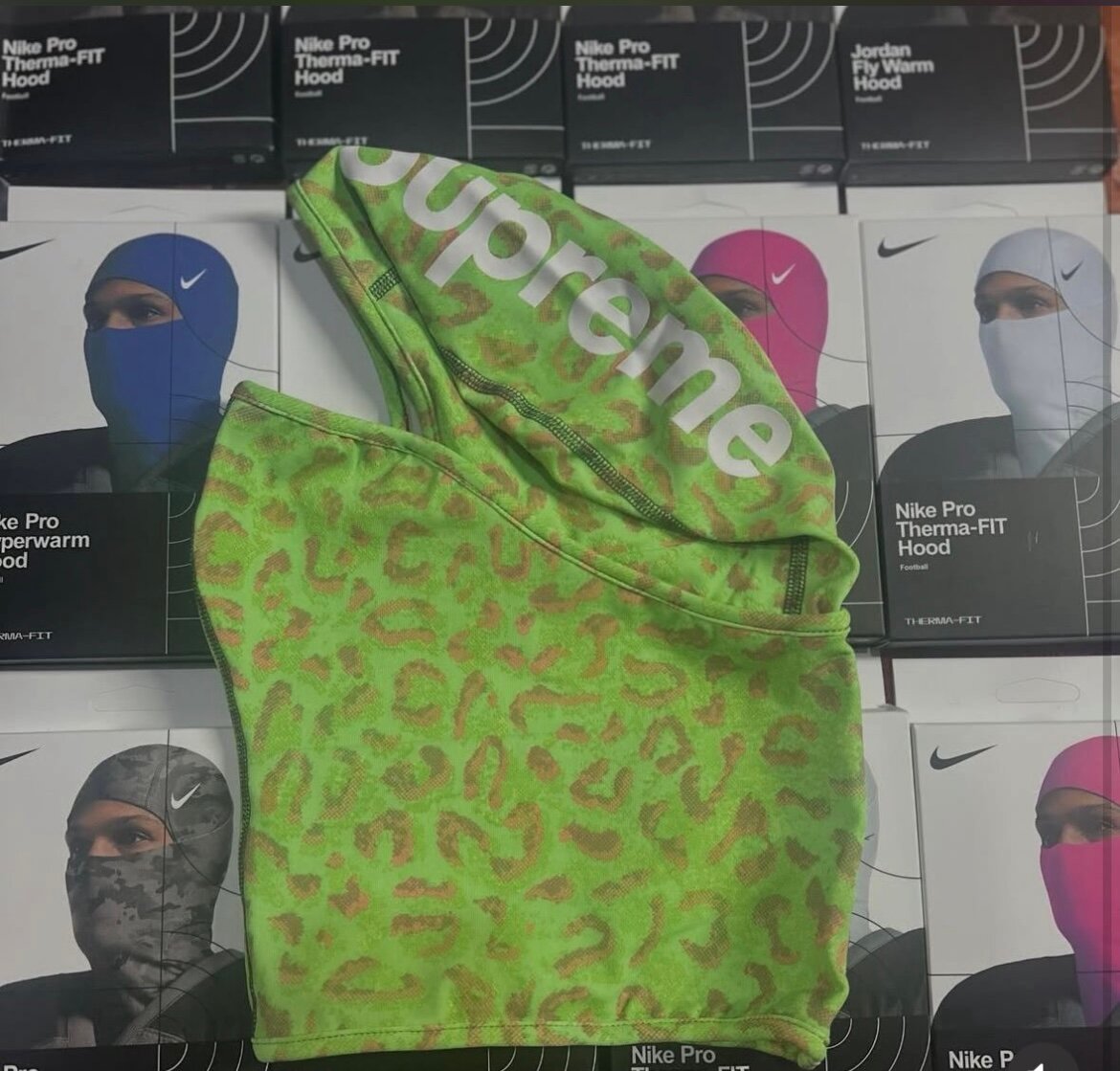 Cagoule thermique verte Supreme