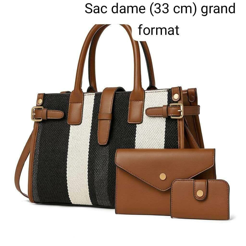 Grand sac à main femme élégant 33cm