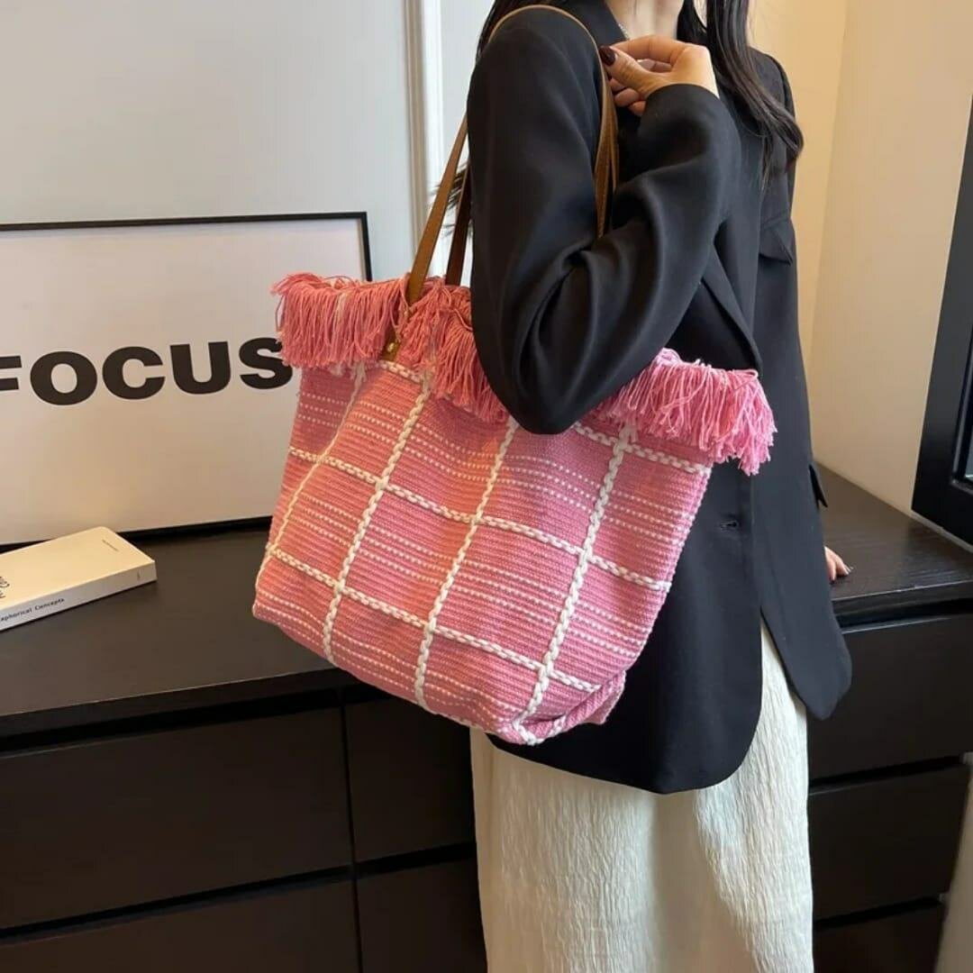 Sac fourre-tout à franges