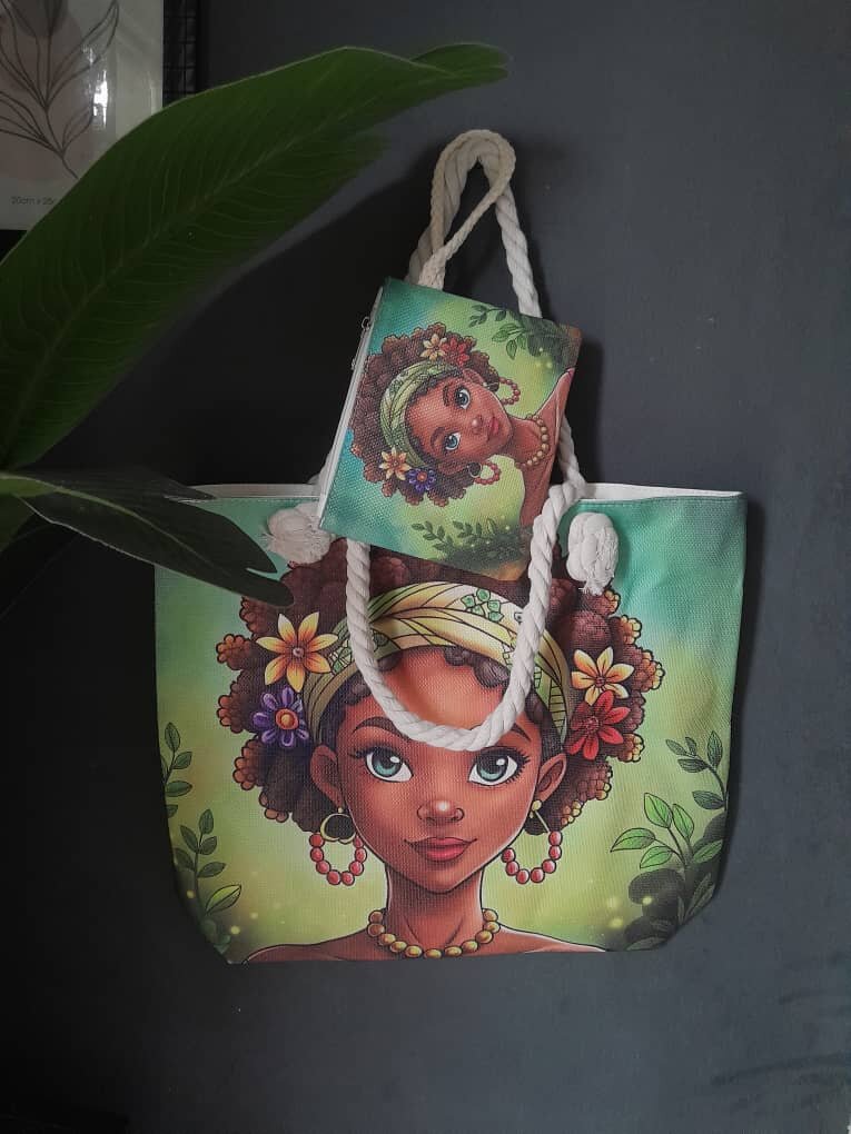 Sac cabas avec pochette