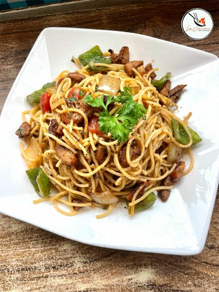 Spaghetti à la viande