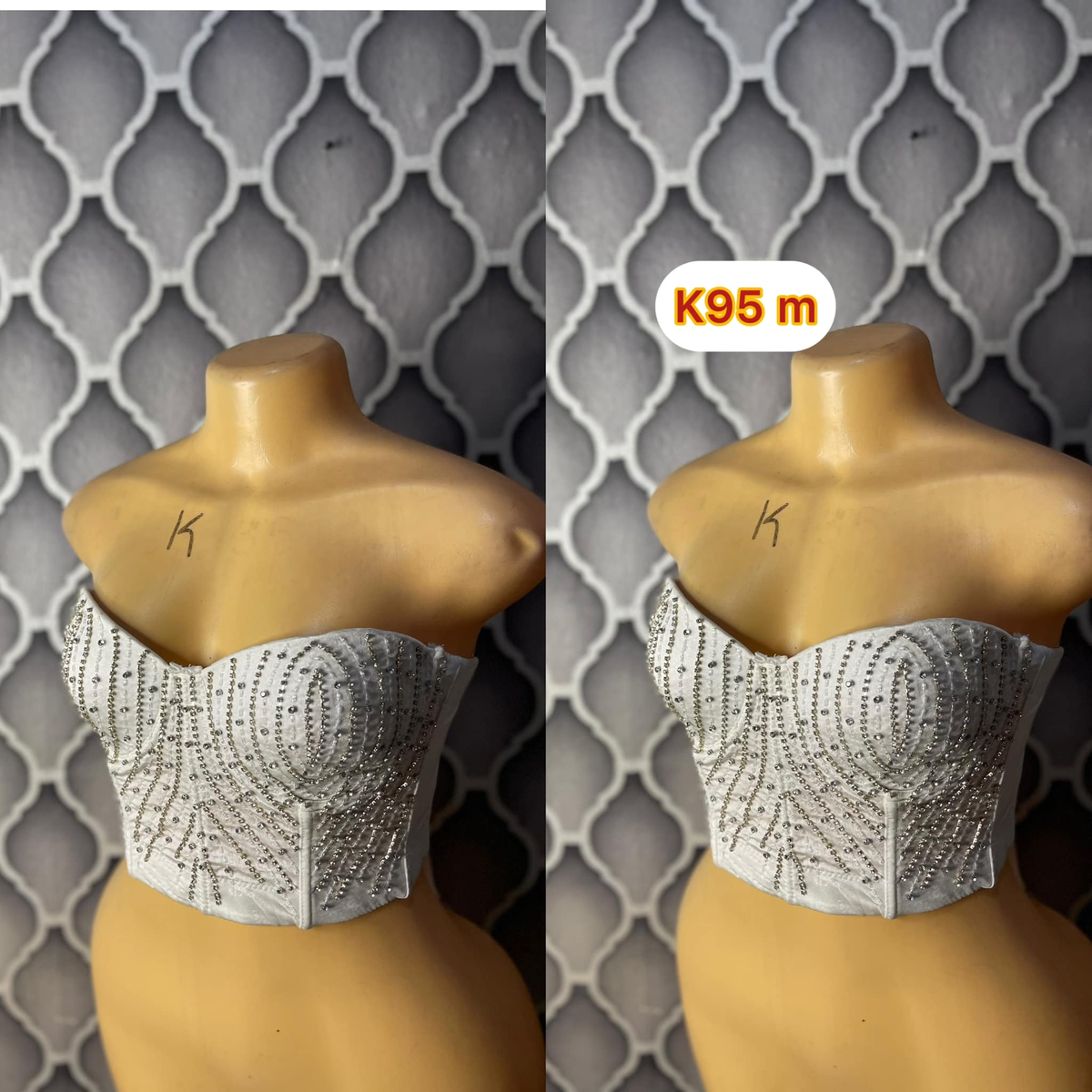 Beautiful thrifted corset tops and tops 