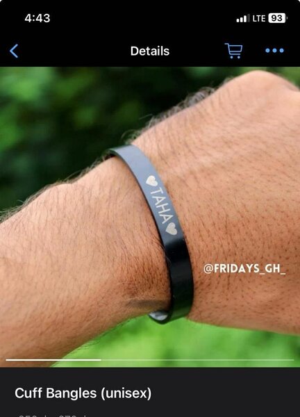 Customized Cuff Bangle