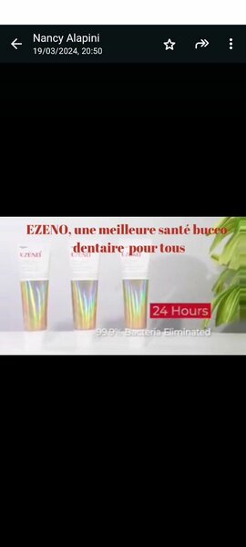 EZENO Dentifrice Ginseng