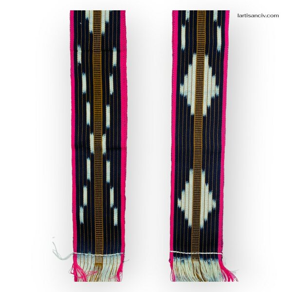 Lot 2 bandes tissées