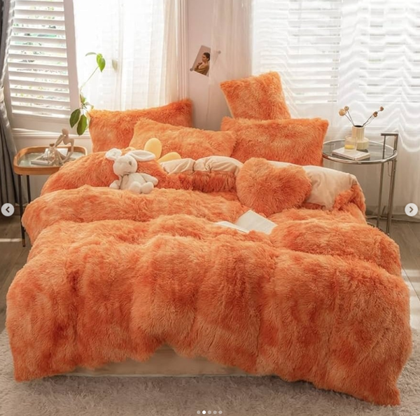 PINE LEAF FLUFFY BLANKETS KING SIZE