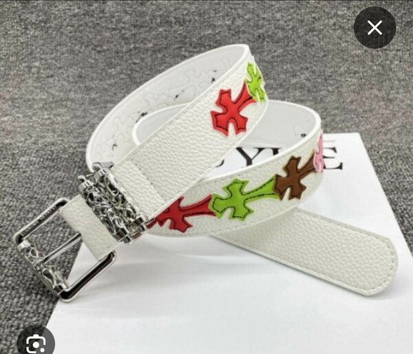 Ceinture en cuir style gothique