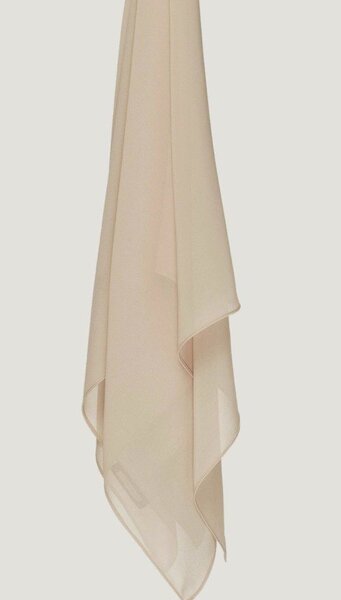 BEIGE CHIFFON HIJAB