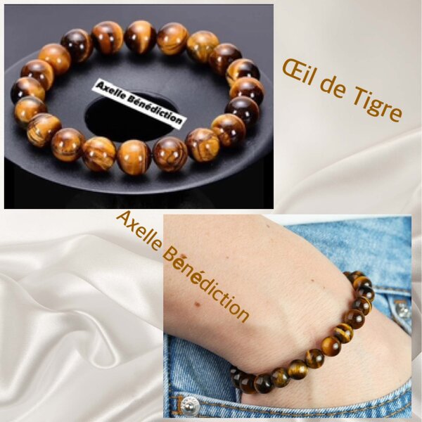 Bracelet Perles Oeil de Tigre
