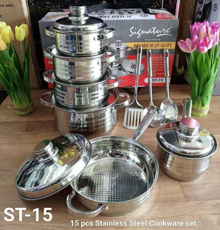 Silver Set Cooking Ware
