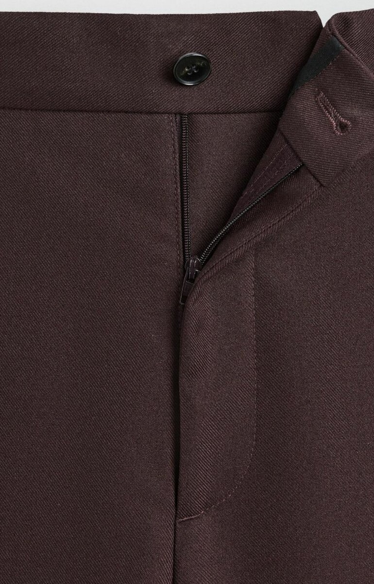 Pantalon classique marron