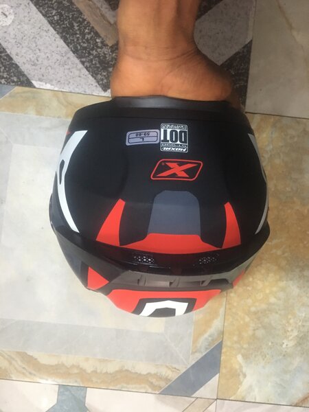 Moxal Helmet Red/White