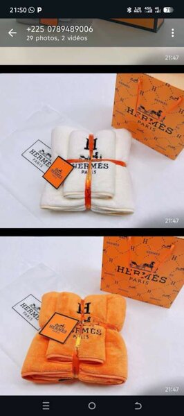 Serviettes de Luxe Hermes