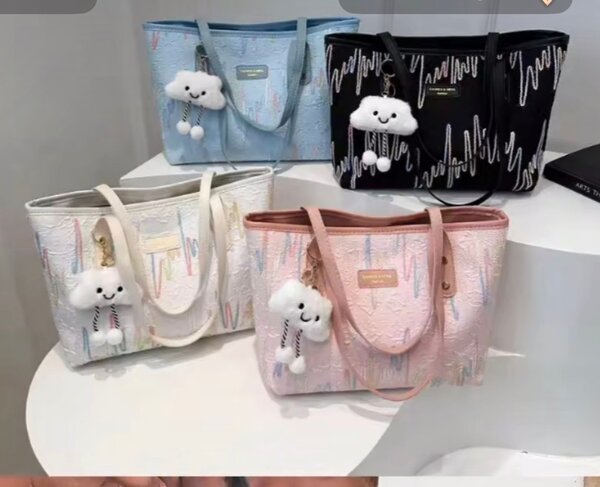 Sac tote avec porte-clés