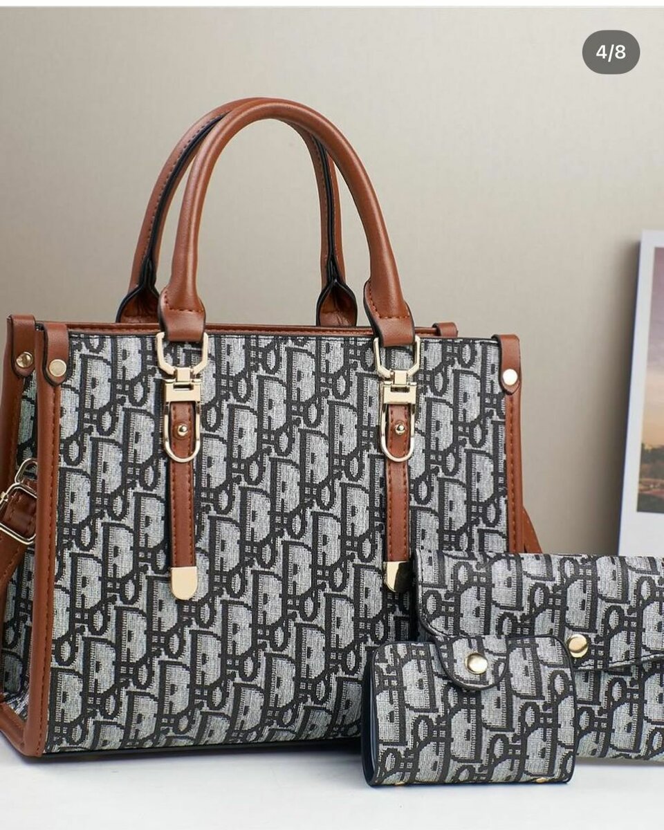 Sac à main élégant 3 pièces