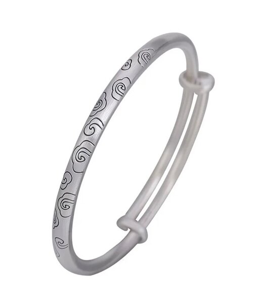 Bracelet en argent 925 gravé
