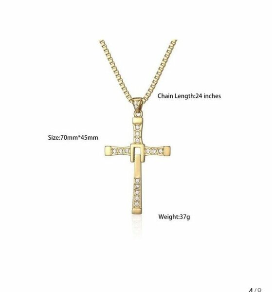Pendentif & chaine en croix
