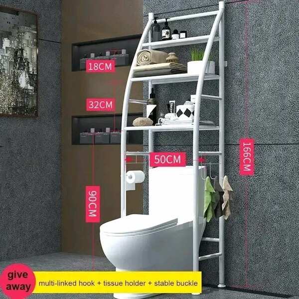 Étagère de rangement WC