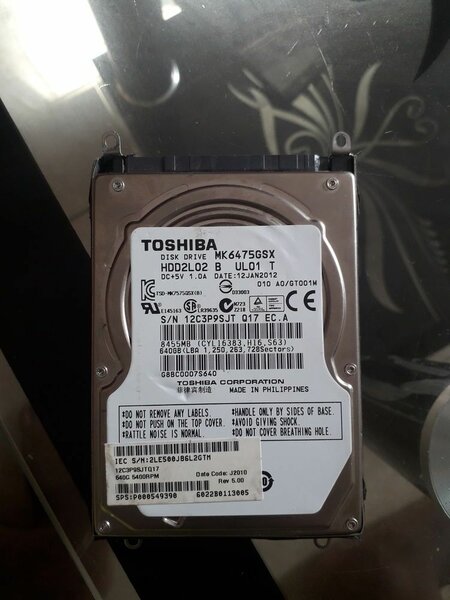 Toshiba Disque Dur Interne 2.5"