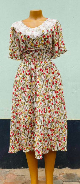 floral dress, size L