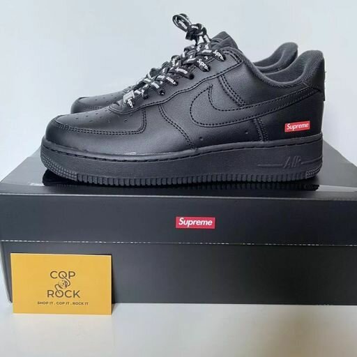 Nike Air Force 1 Supreme Black
