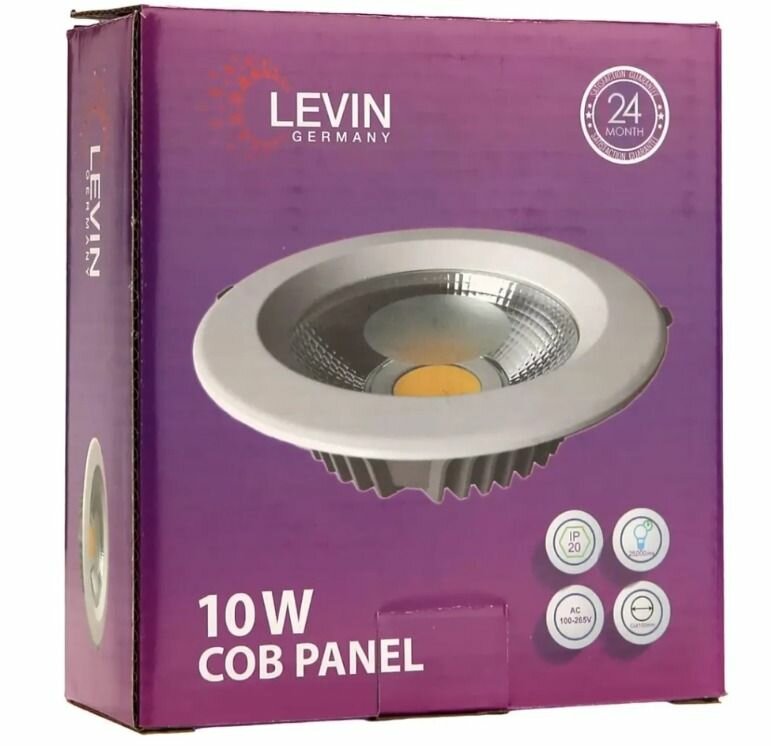 LEVIN LED Panel Light 10W 100m