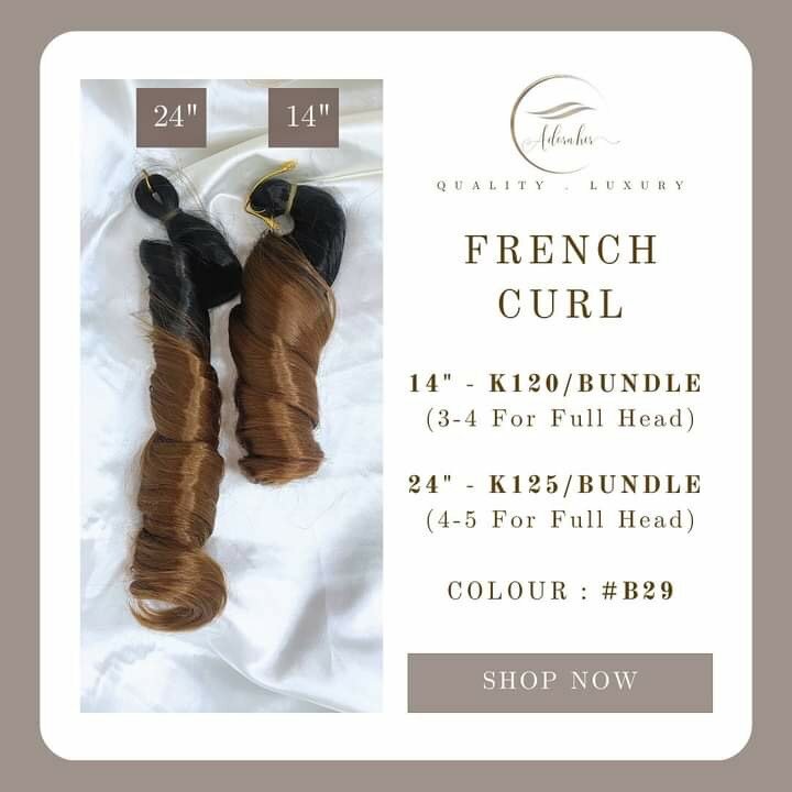 Colour #B29 - 14inch French Curl