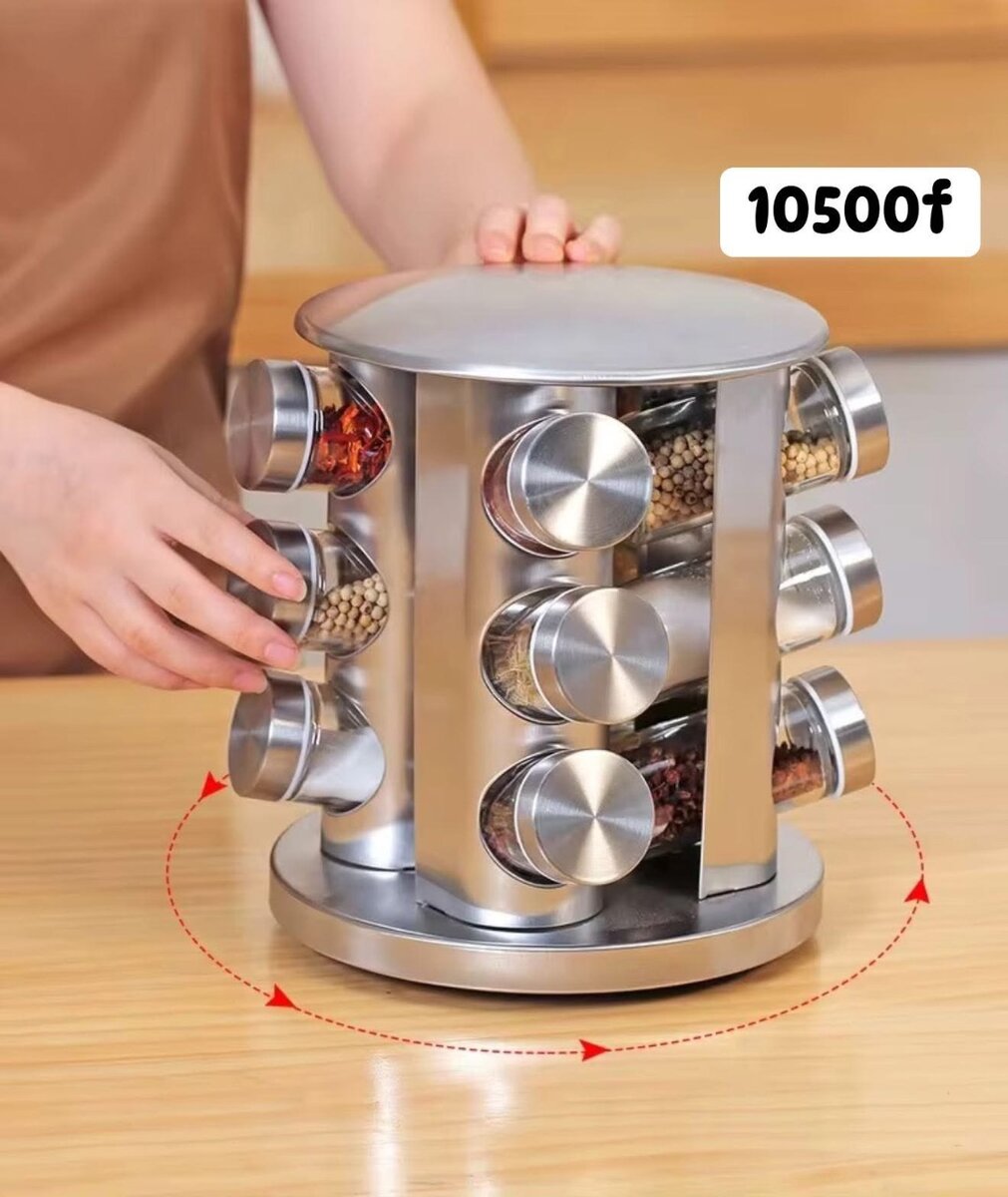 Carrousel à épices rotatif