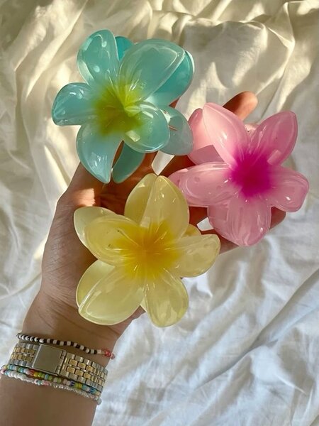 Colorful Flower Hair Clips