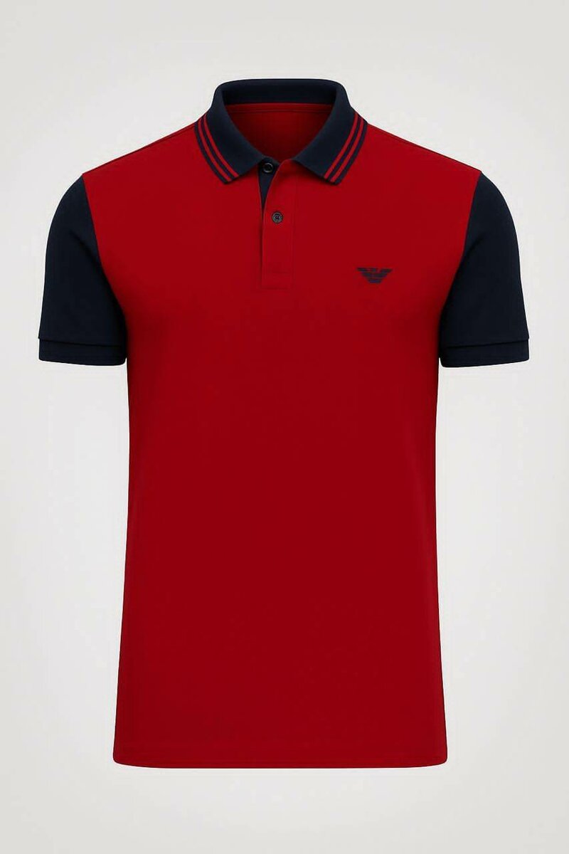 Polo Homme Rouge Chic