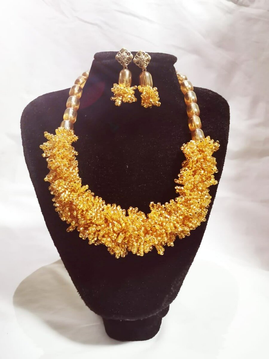 Gold Beaded jewelry